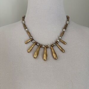 Chic Gold and Silver Necklace